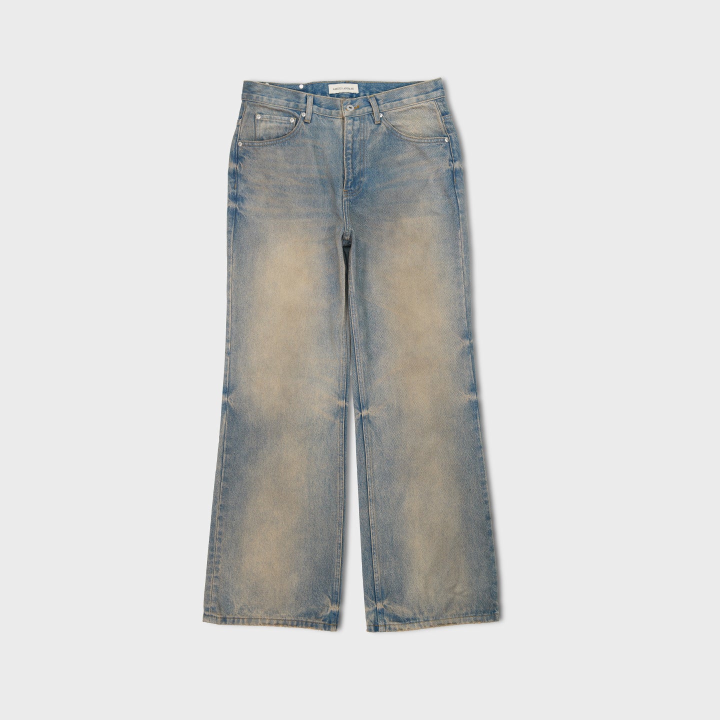 Distressed Jeans in Vintage Blue