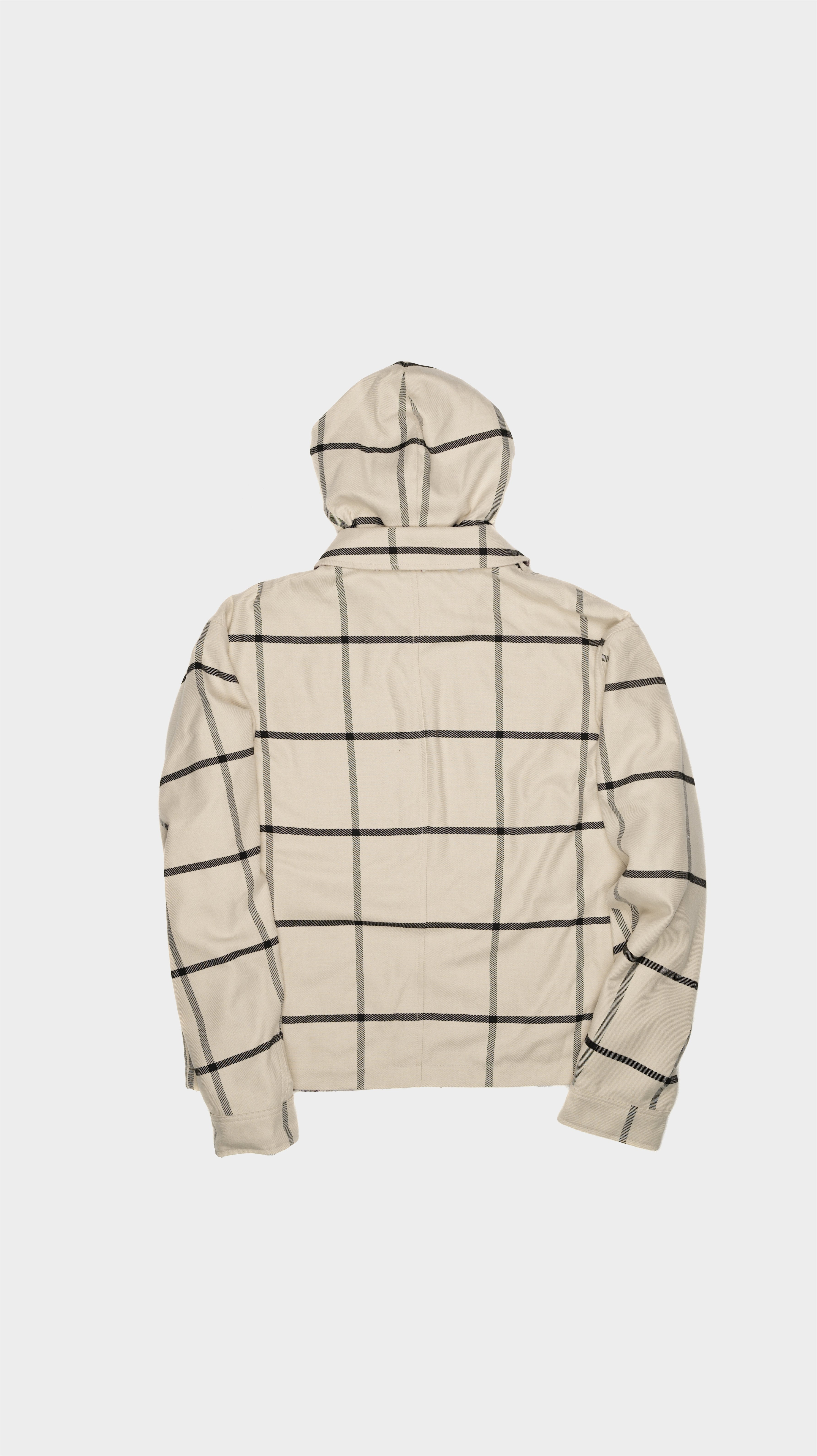 Reversible Plaid Jacket With Removable Hat