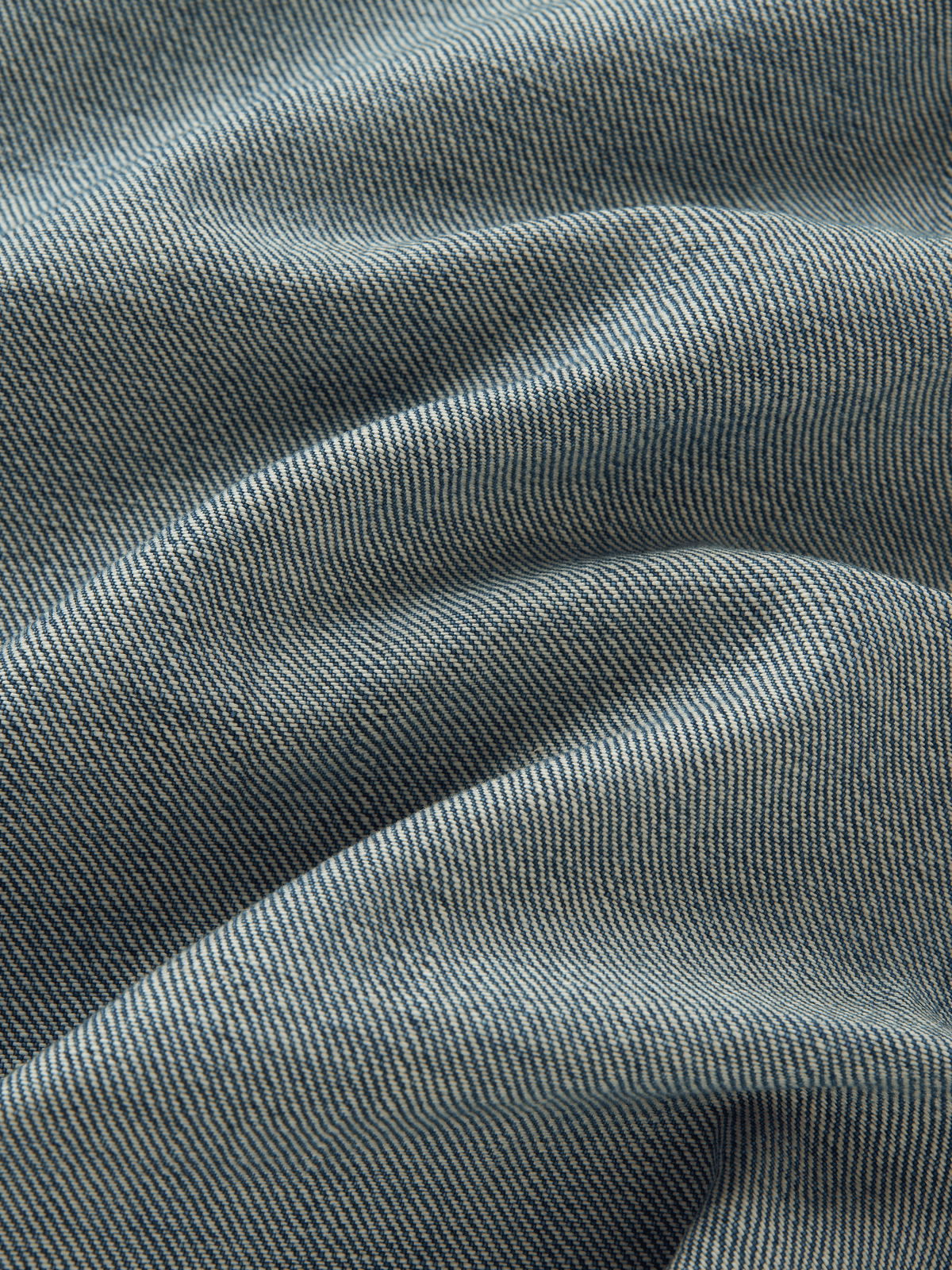 Straight-Leg Jeans in Distressed Emerald Selvedge