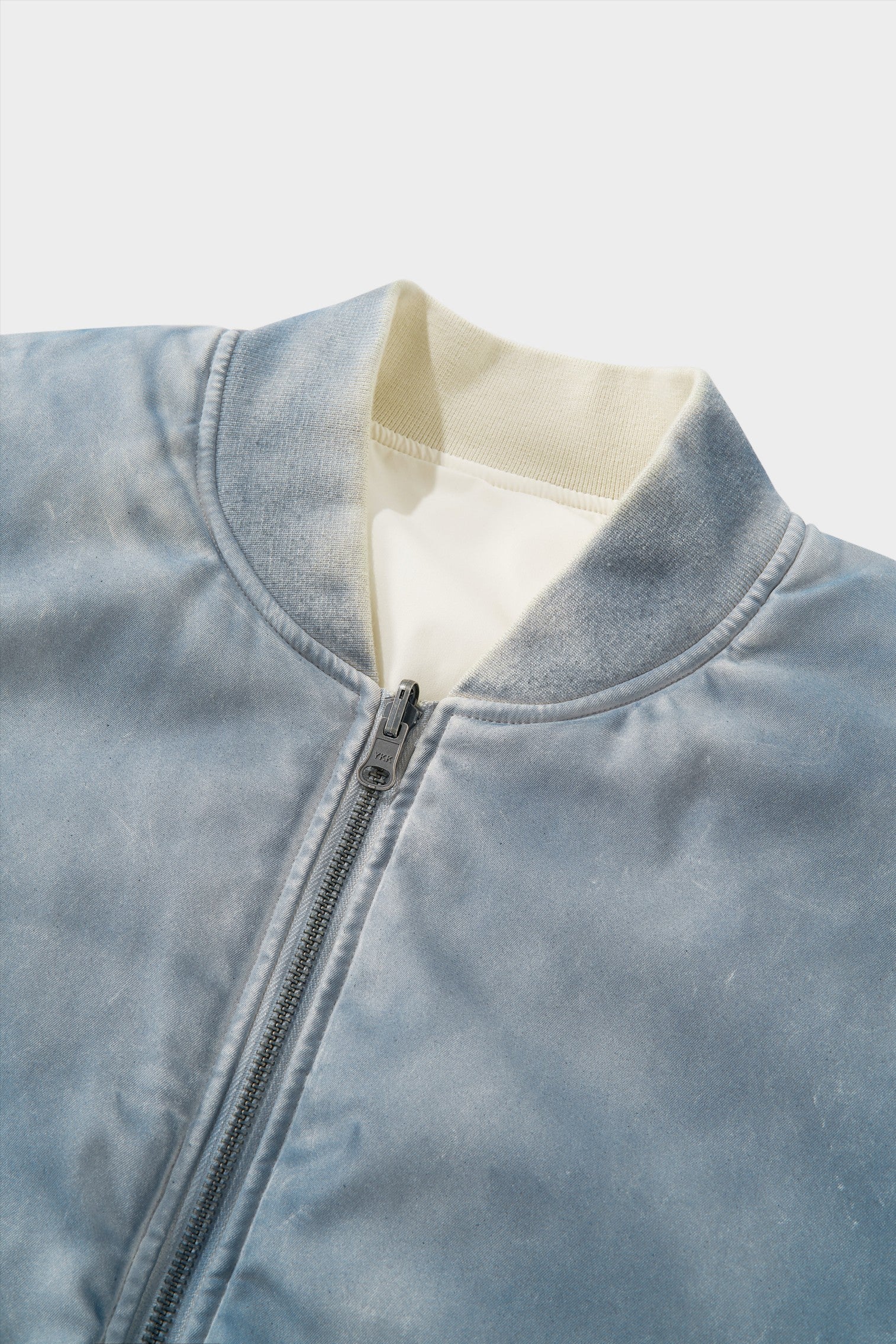 Heat Reactive Garment-Dyed MA1 Bomber Reversible Jacket