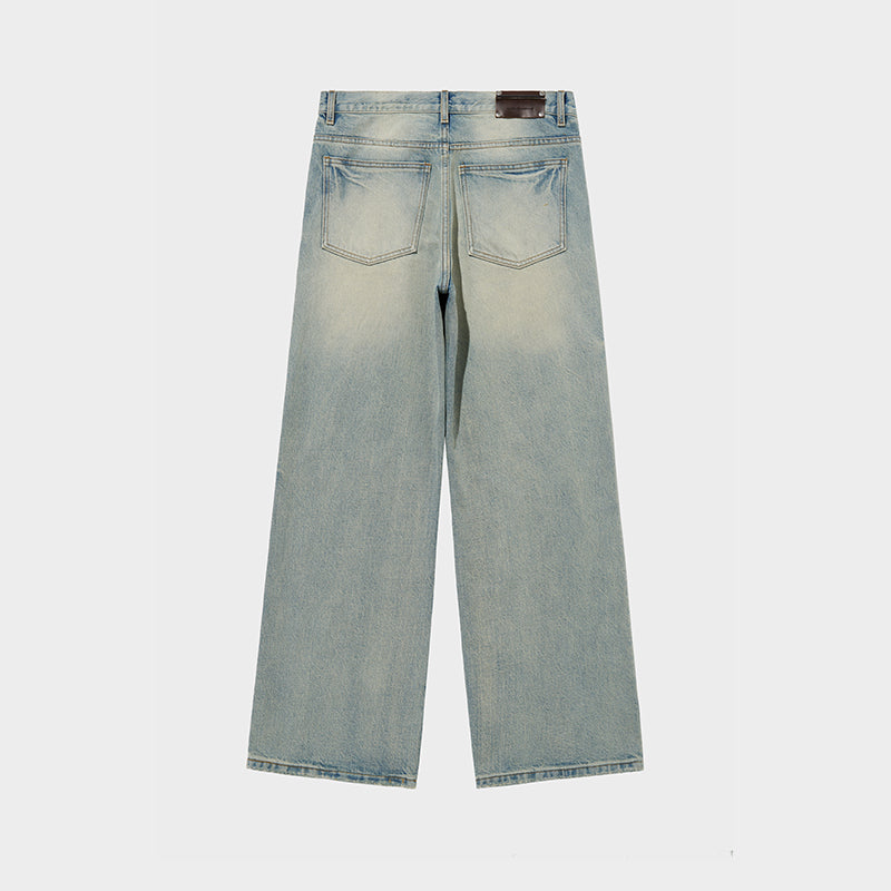 Flared Jeans in Vintage Blue