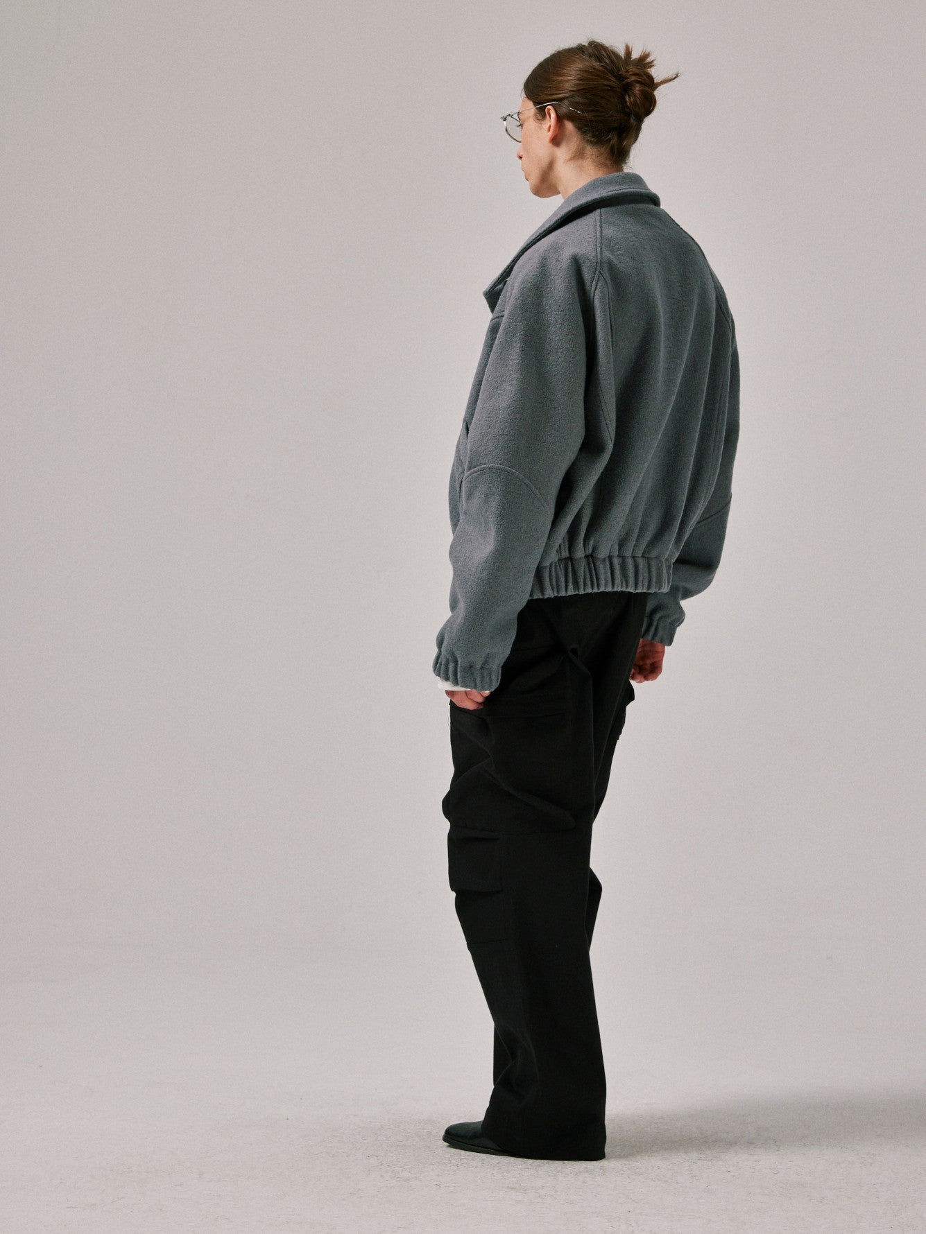Covering Stitch Wool-Blend Jacket