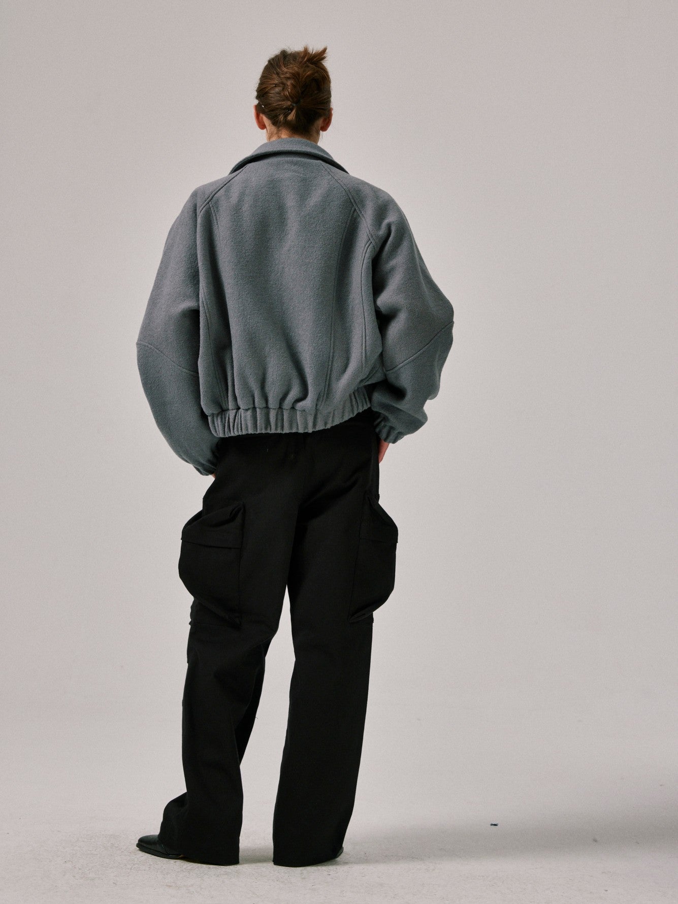 Covering Stitch Wool-Blend Jacket