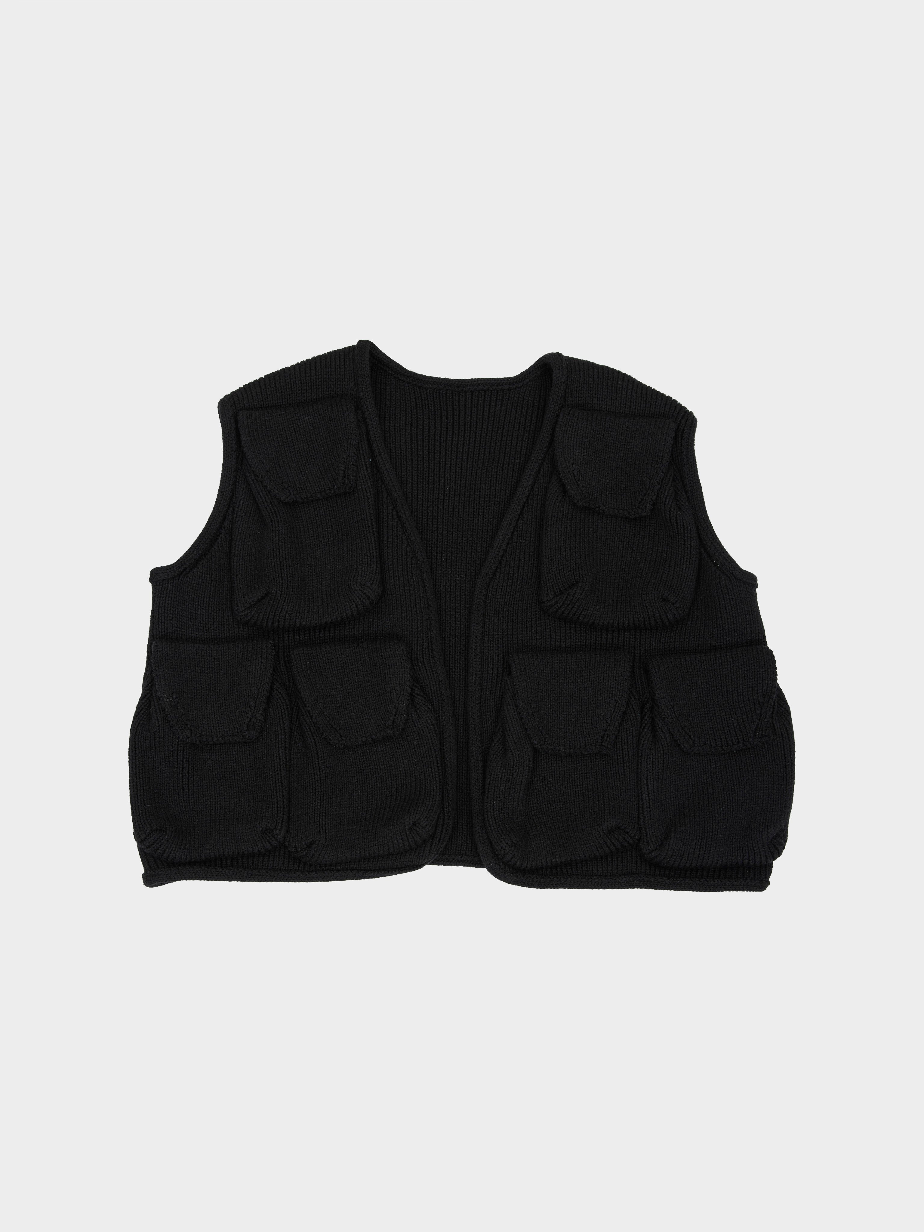 3D Knit Cargo Vest