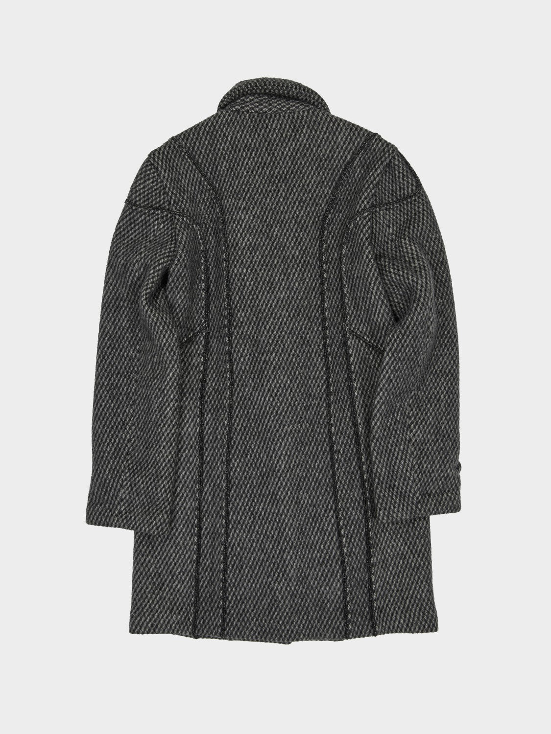 Grey Herringbone Coat