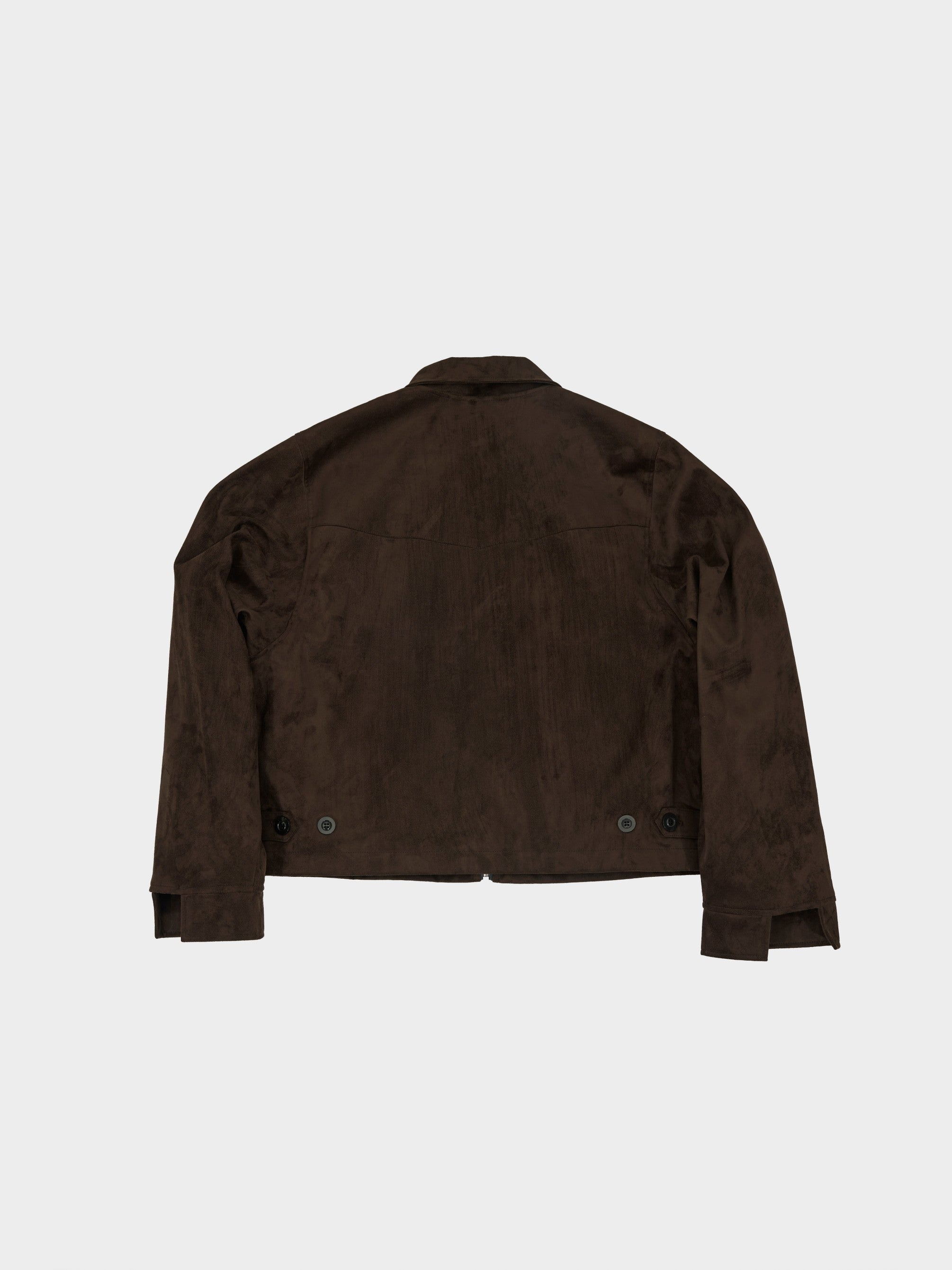 Zip Up Suede Jacket