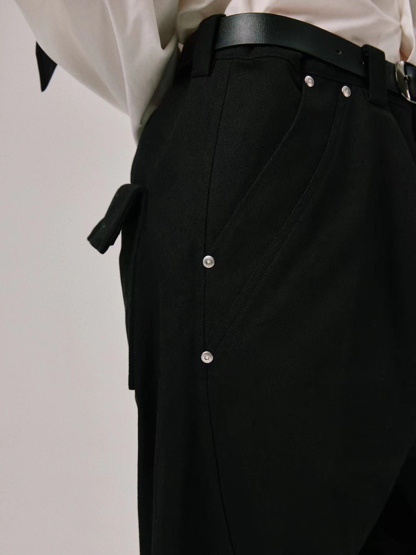 Studded Twisted Pants