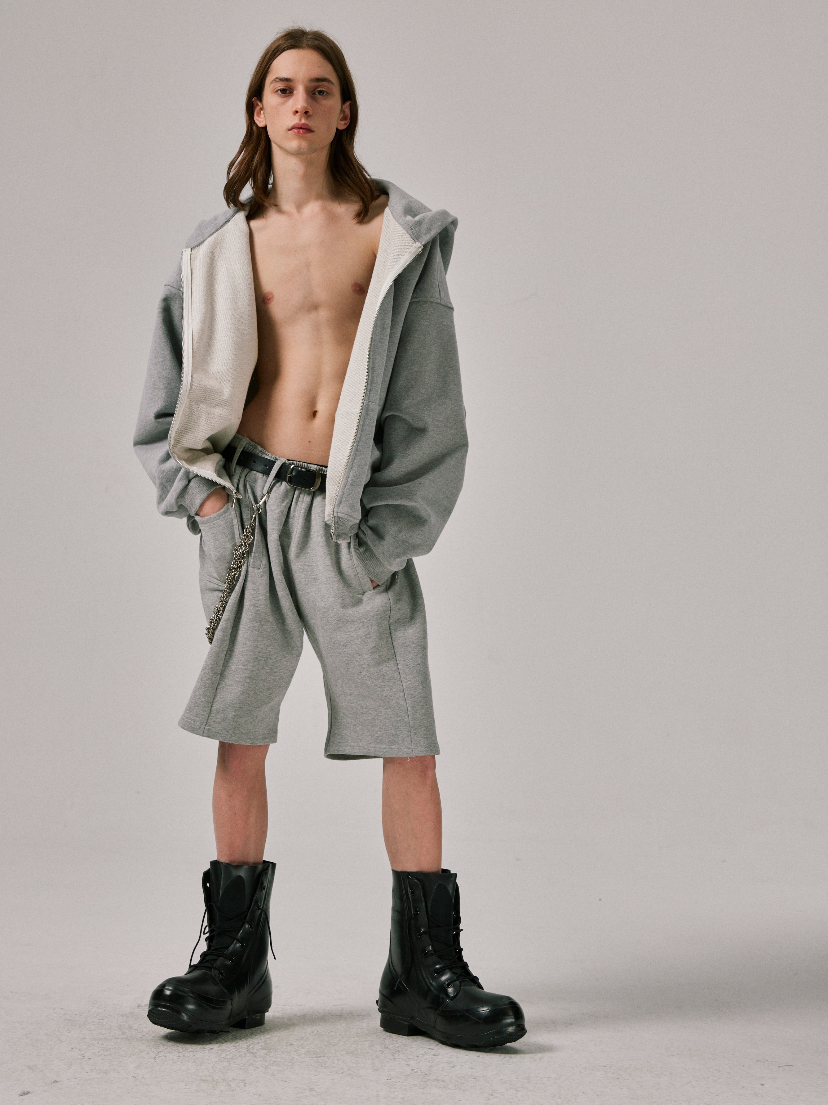 Reconstructed Short with Multi-Pocketin Grey