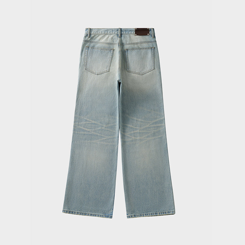 Flared Jeans in Light Blue
