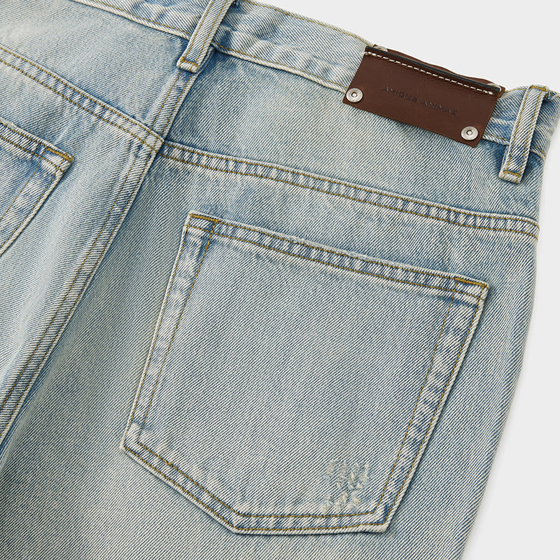 Flared Jeans in Light Blue