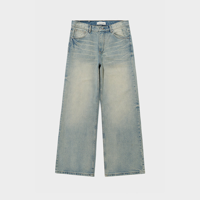Flared Jeans in Vintage Blue