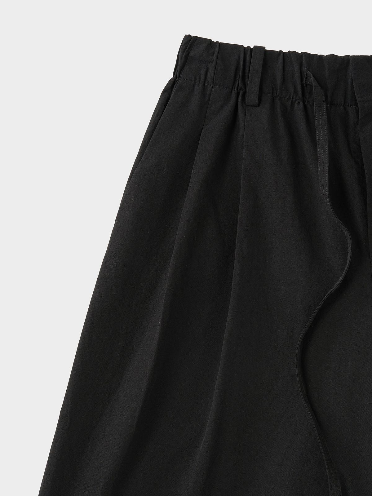 Pleated Drawstring Trousers