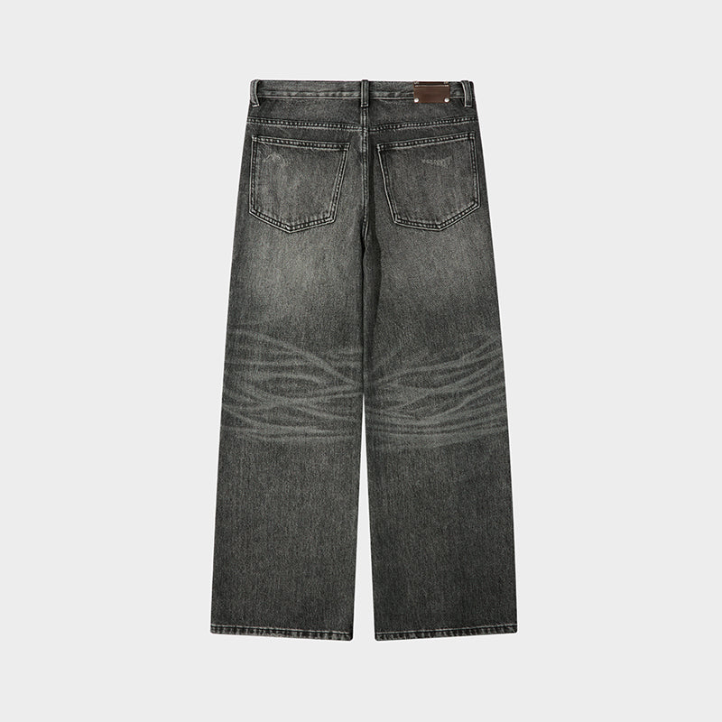 Flared Jeans in Vintage Grey