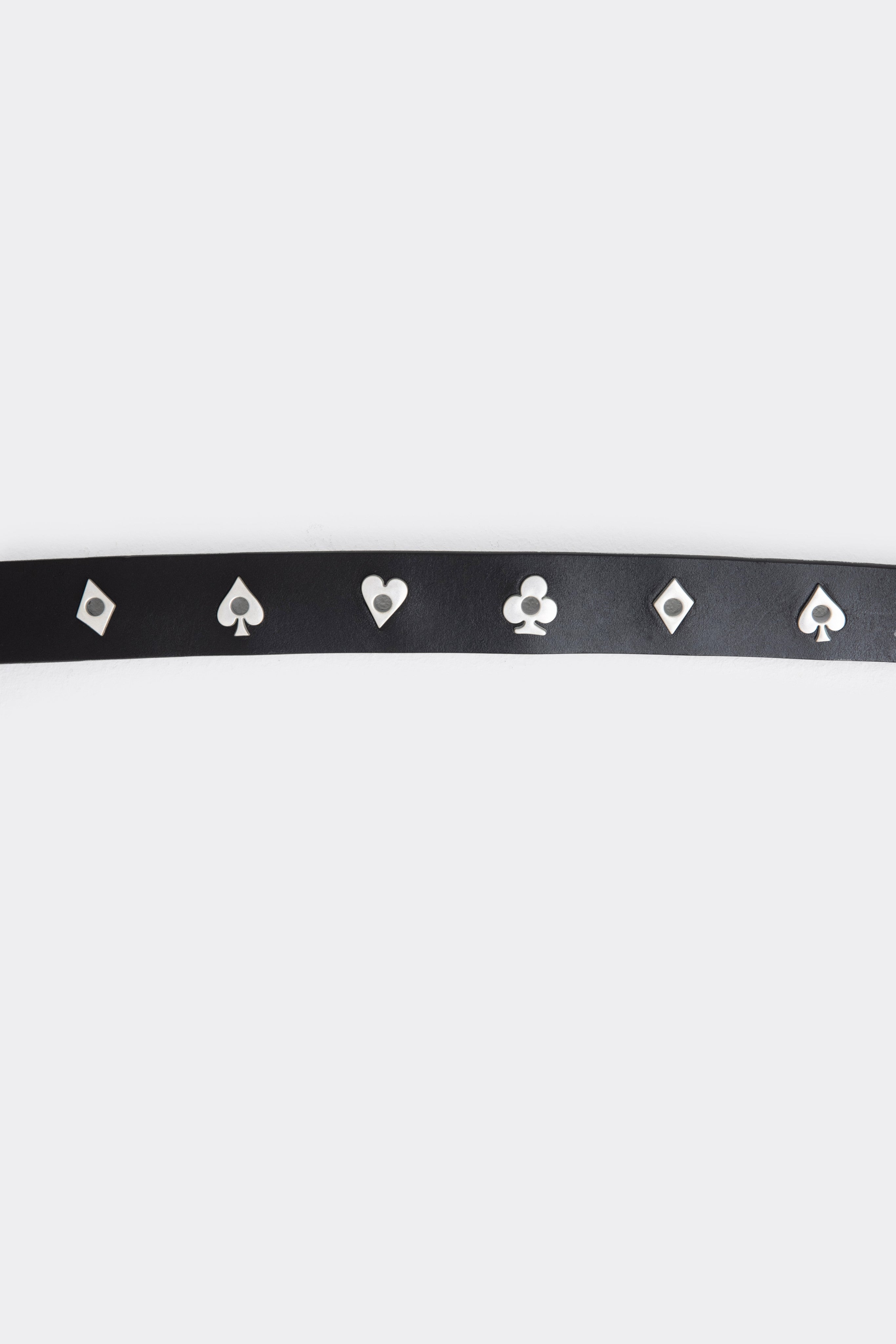 Card Deck-Detailing Leather Belt