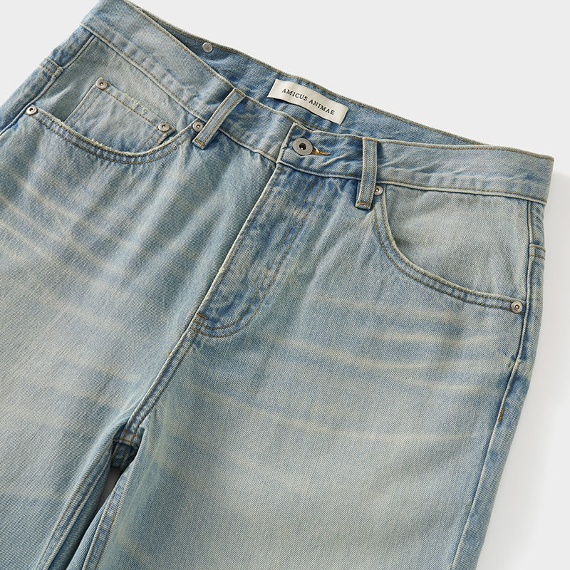 Flared Jeans in Light Blue