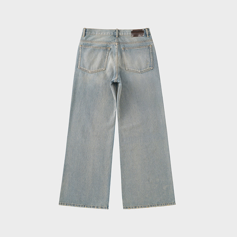 Flared Jeans in Light Blue