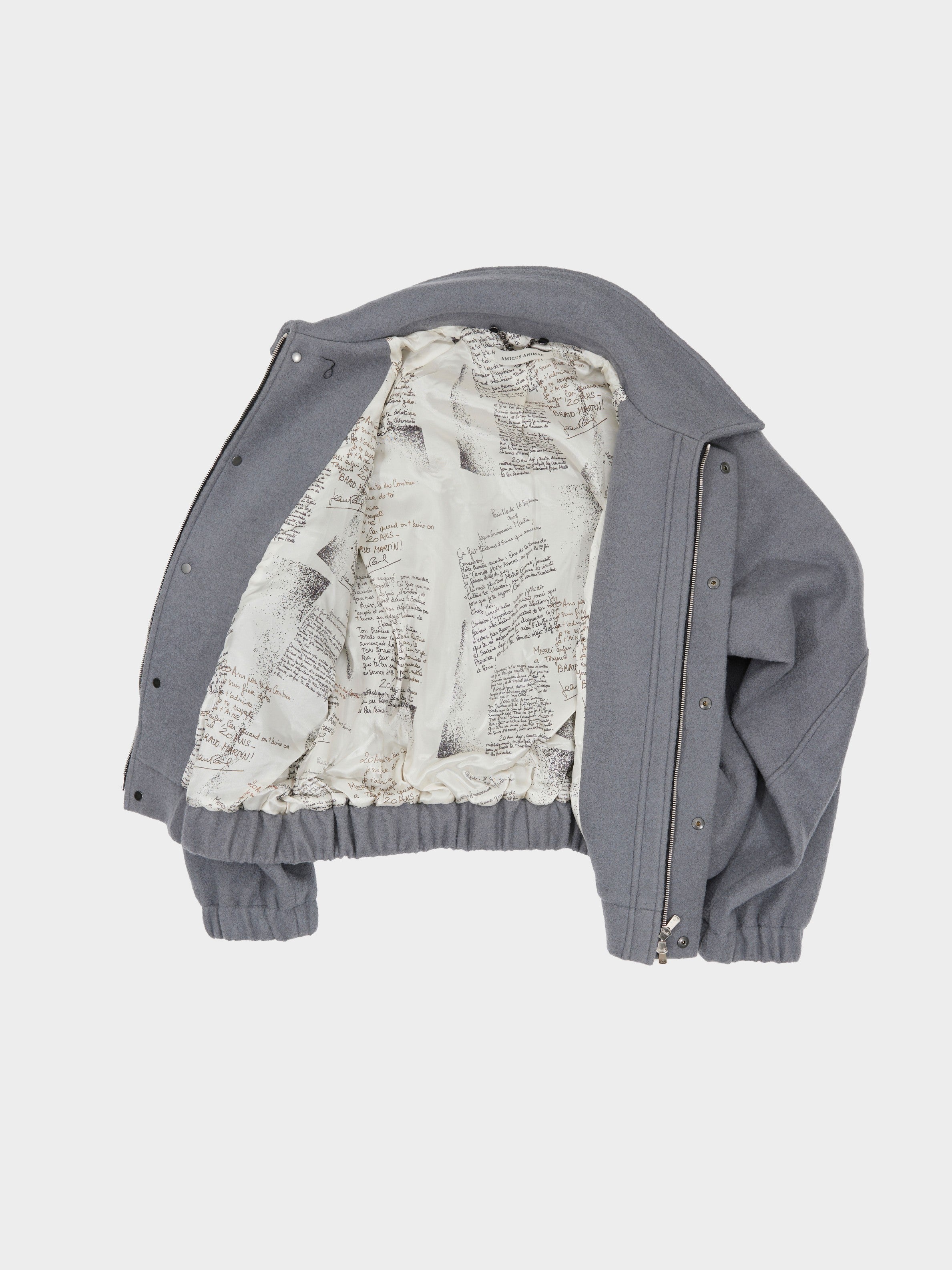 Covering Stitch Wool-Blend Jacket