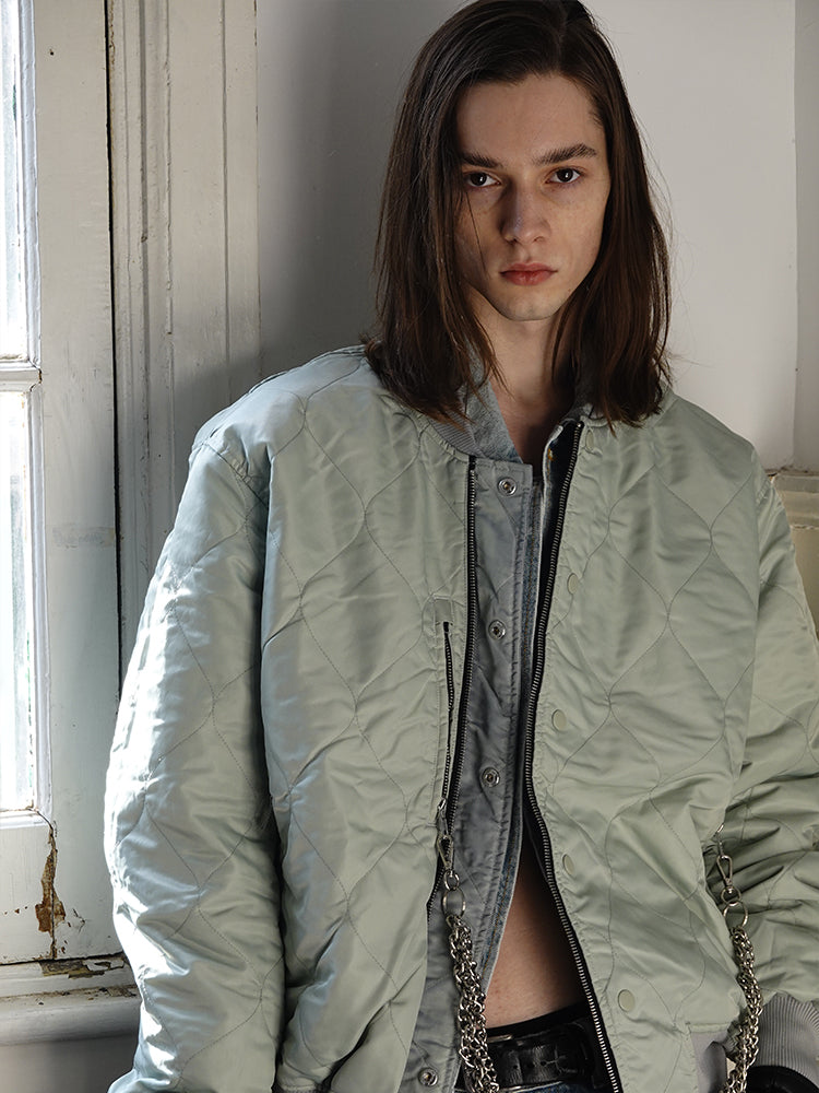 Reversible Garment-dyed MA-1 Bomber Jacket