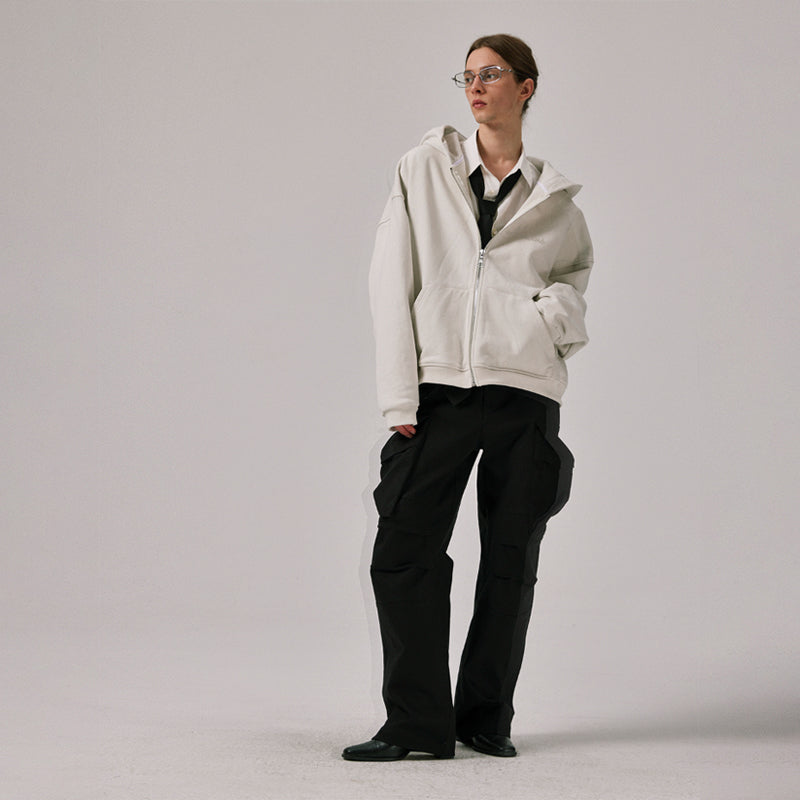 Basic Zip-Up Hoodie Type1