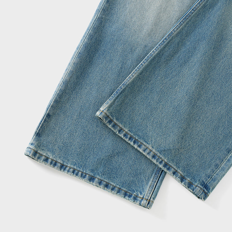 Flared Jeans in Royal Vintage Blue