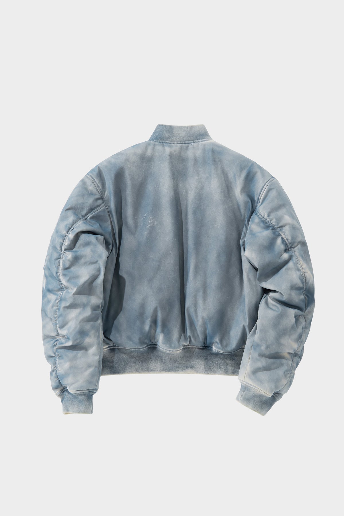 Color Shifting Garment-Dyed MA1 Reversible Bomber Jacket