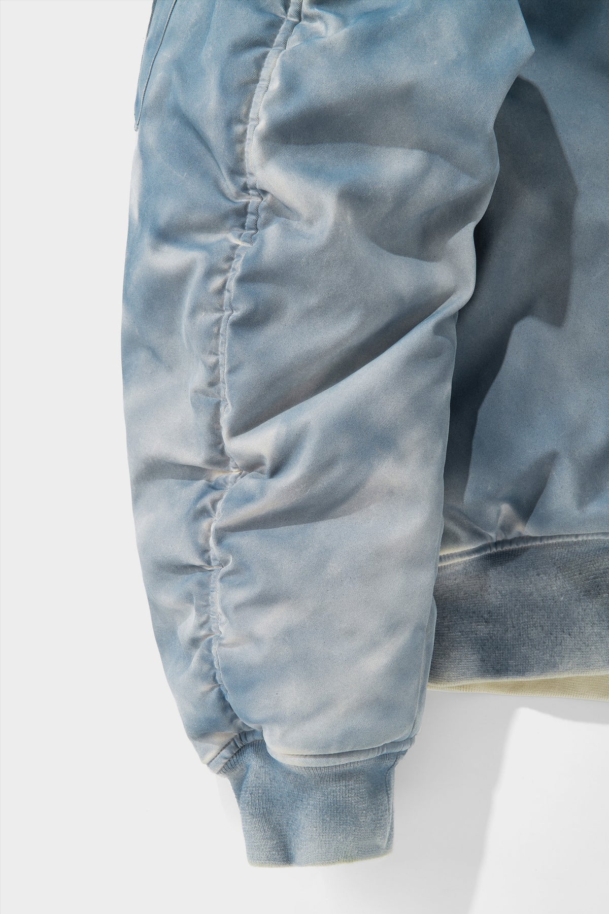 Color Shifting Garment-Dyed MA1 Reversible Bomber Jacket