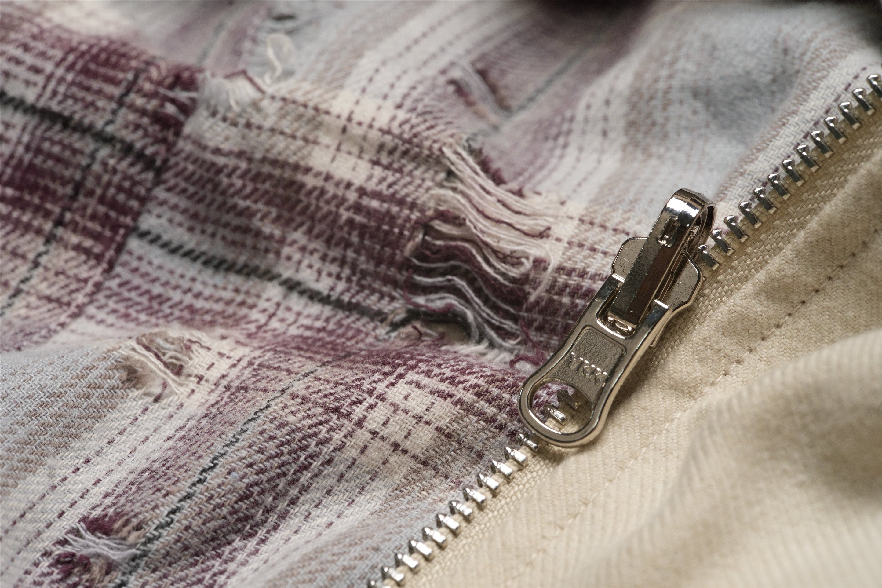 Reversible Plaid Jacket With Removable Hat