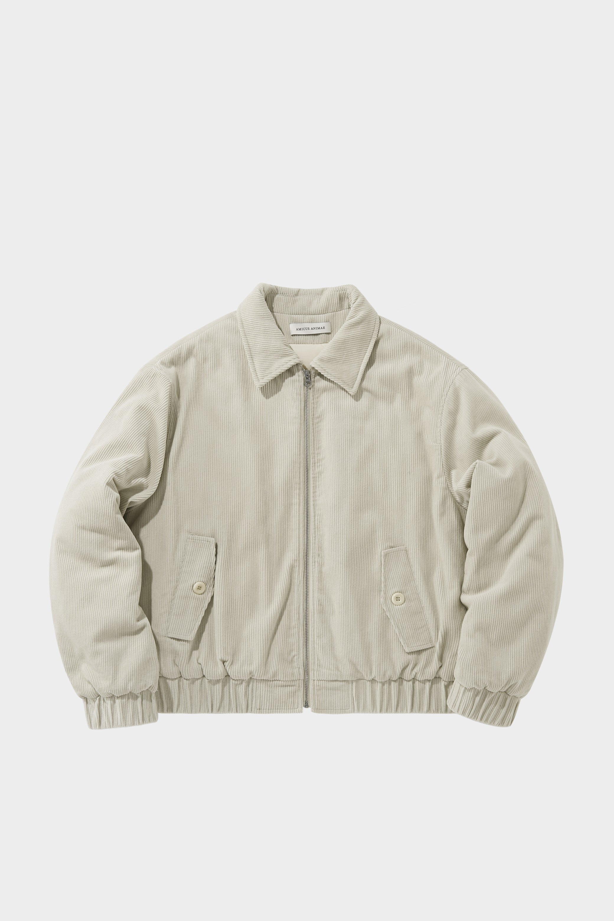 Cat Embroidered Corduroy Jacket