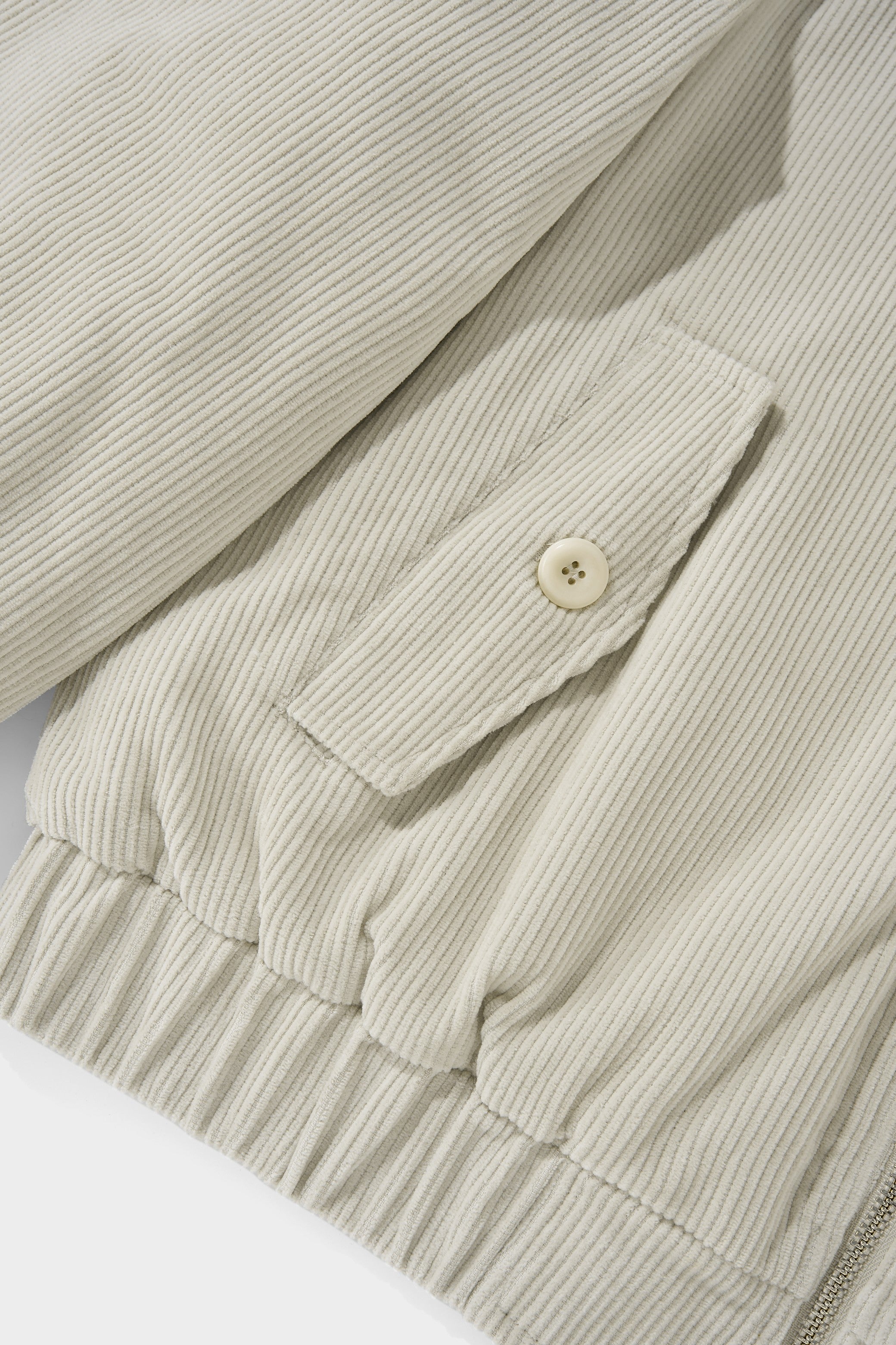 Cat Embroidered Corduroy Jacket
