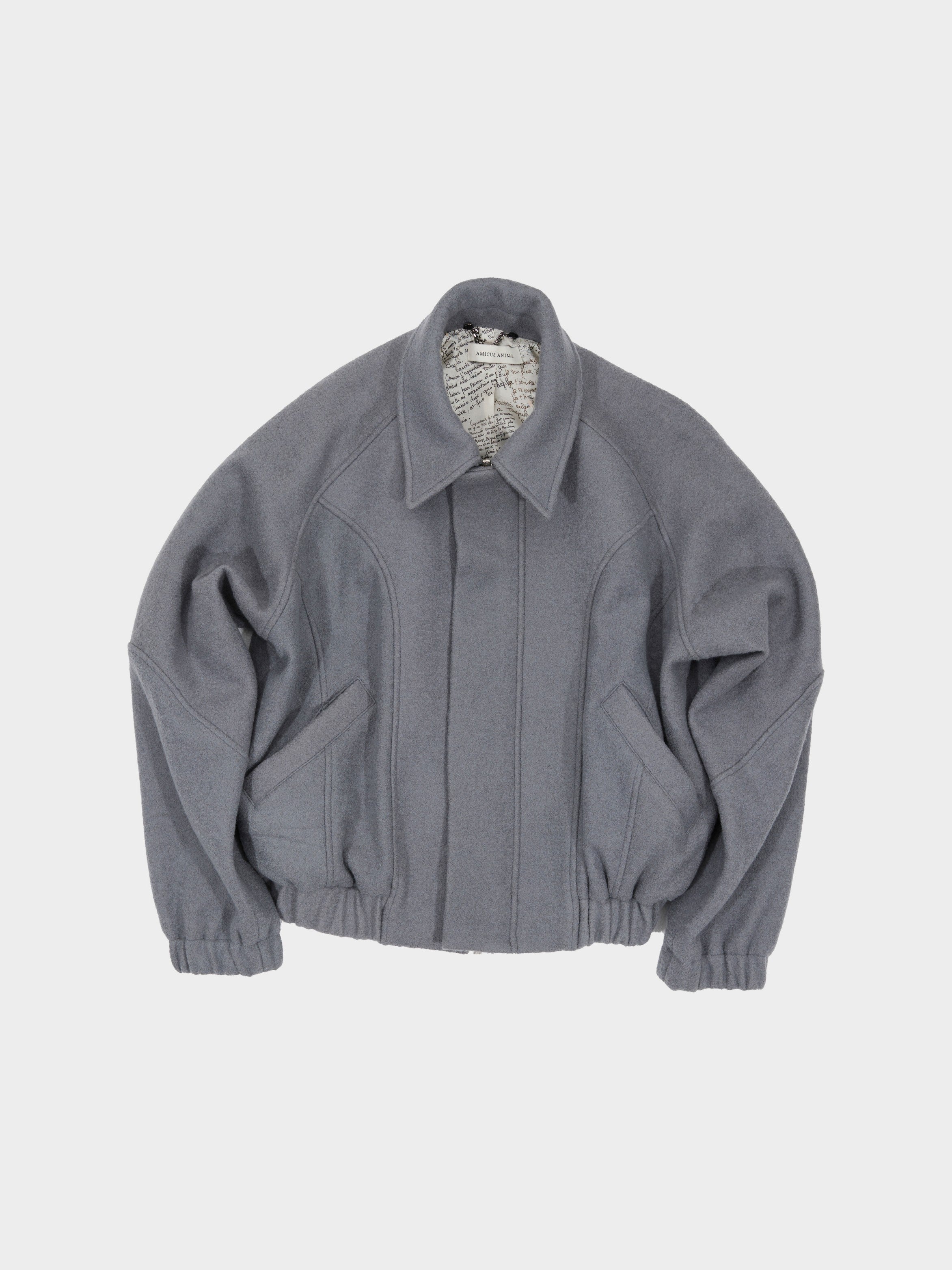 Covering Stitch Wool-Blend Jacket