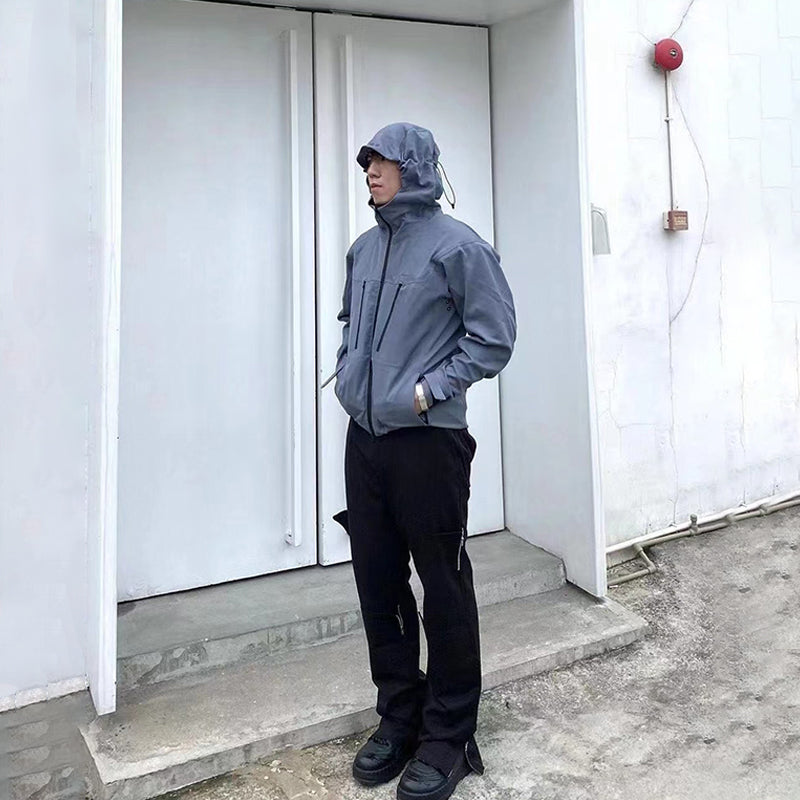 Zipper Paneled Armored Trousers
