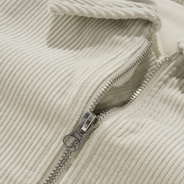 Cat Embroidered Corduroy Jacket - Image 5