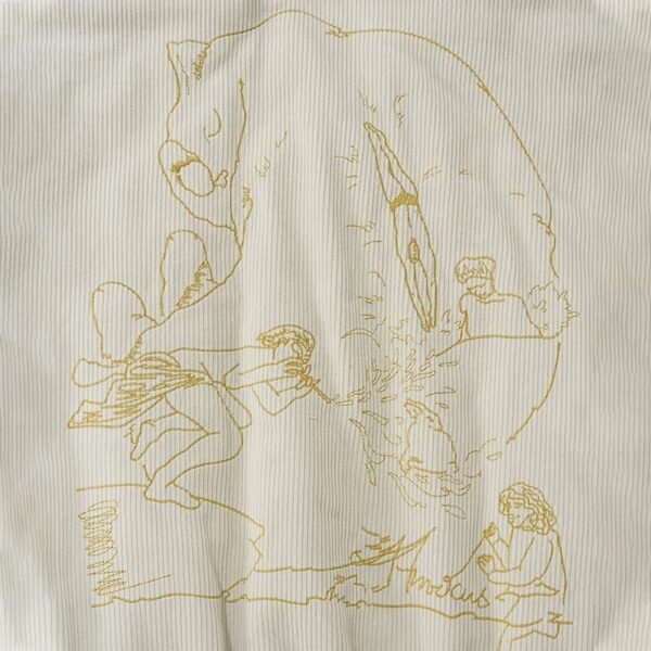 Cat Embroidered Corduroy Jacket - Image 3