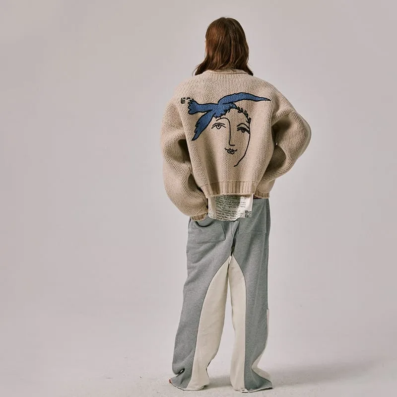 Dove of Peace Cardigan Beige