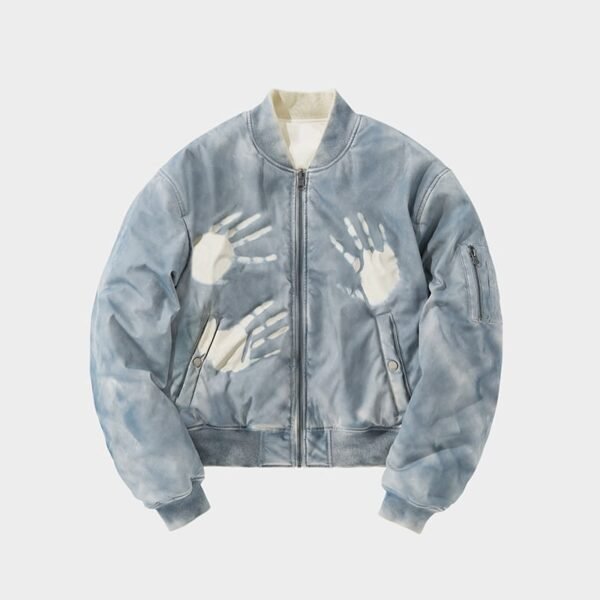 Heat Reactive Garment-Dyed MA1 Bomber Reversible Jacket
