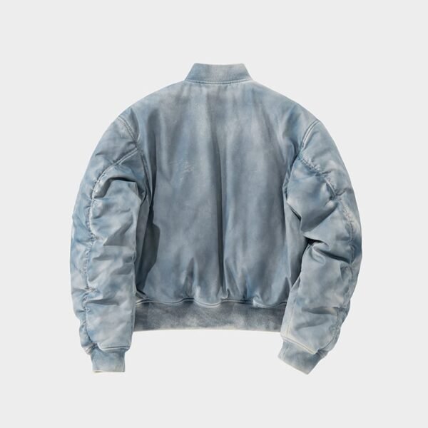 Heat Reactive Garment-Dyed MA1 Bomber Reversible Jacket - Image 3