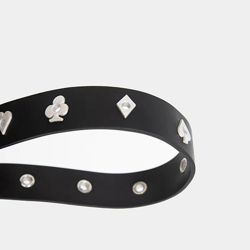 Card Deck-Detailing Leather Belt