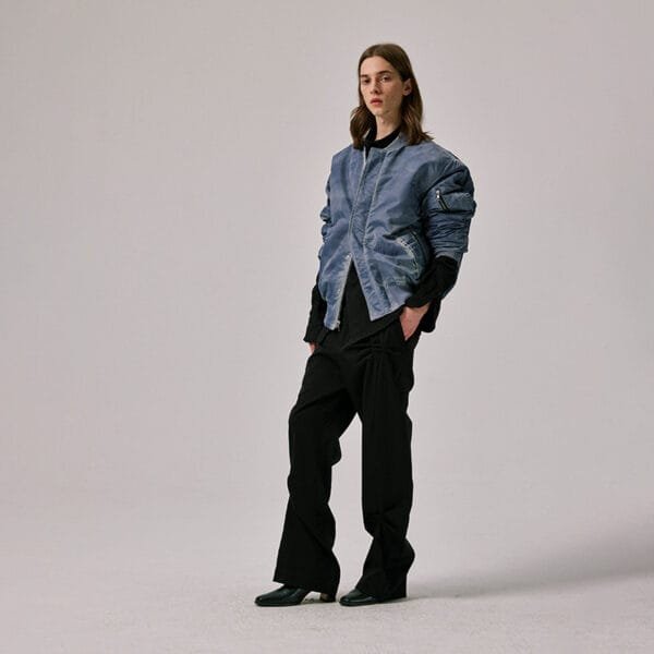Reversible Garment-Dyed MA-1 Bomber Jacket - Image 2