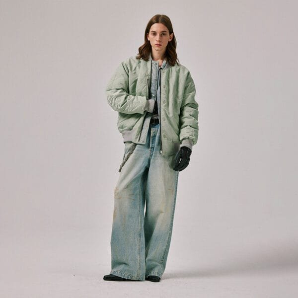 Reversible Garment-Dyed MA-1 Bomber Jacket - Image 4