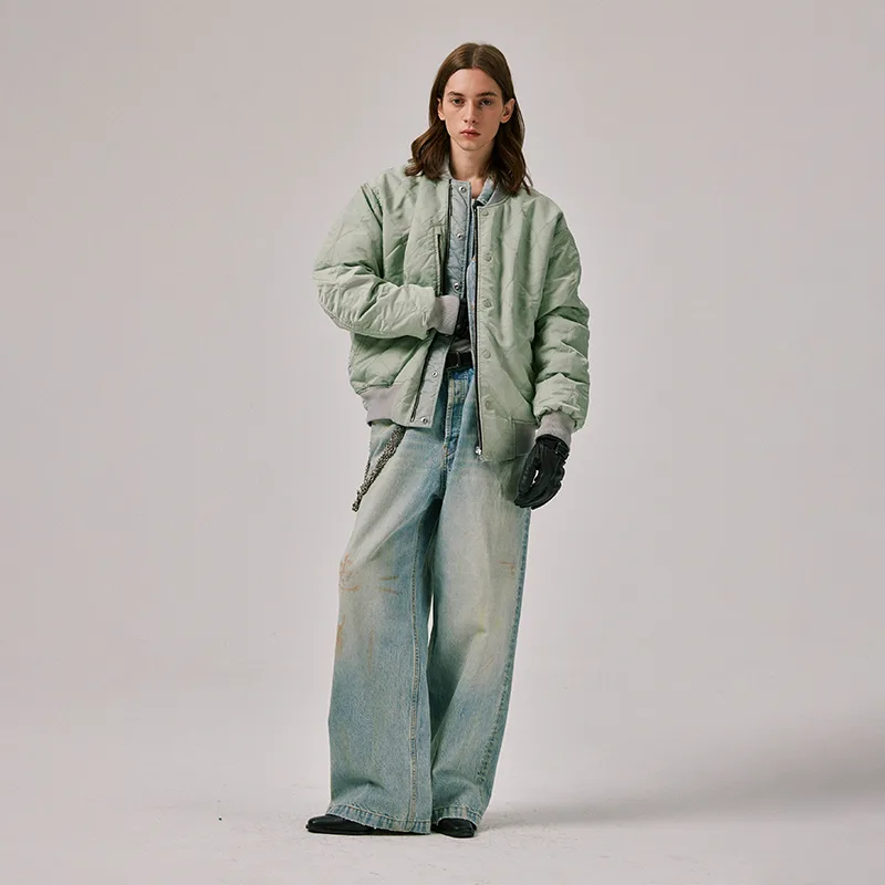 Reversible Garment-Dyed MA-1 Bomber Jacket