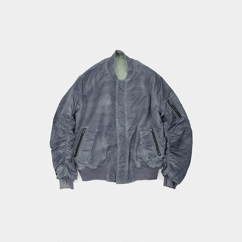 Reversible Garment-Dyed MA-1 Bomber Jacket
