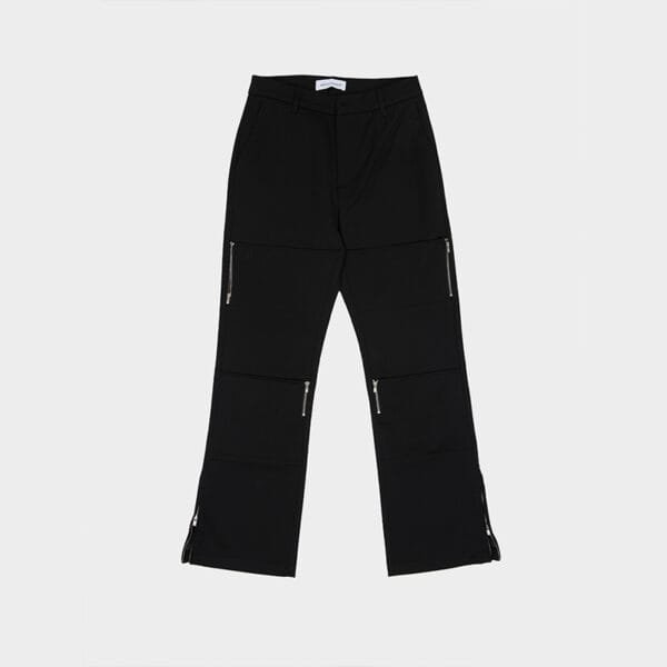 Zipper Paneled Armored Trousers